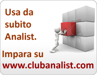 Impara ad usare Analist su www.clubanalist.com